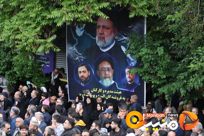 گزارش تصویری| تشییع پیکر رئیسی، آل هاشم و همراهانشان در تبریز