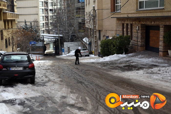 گزارش تصویری| تهران در برف